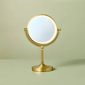 LED Vanity Mirror Brass - Hearth & Hand with Magnolia