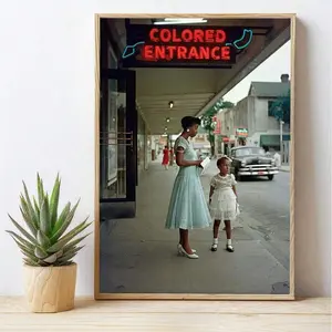 1pc African American Print, Vintage Photo Print, Black And White, Vintage Photo, Civil Rights Poster Gift