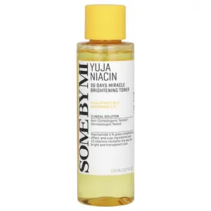 SOME BY MI Yuja Niacin, 30 Days Bright Miracle Brightening Toner , 5.07 fl oz (150 ml)