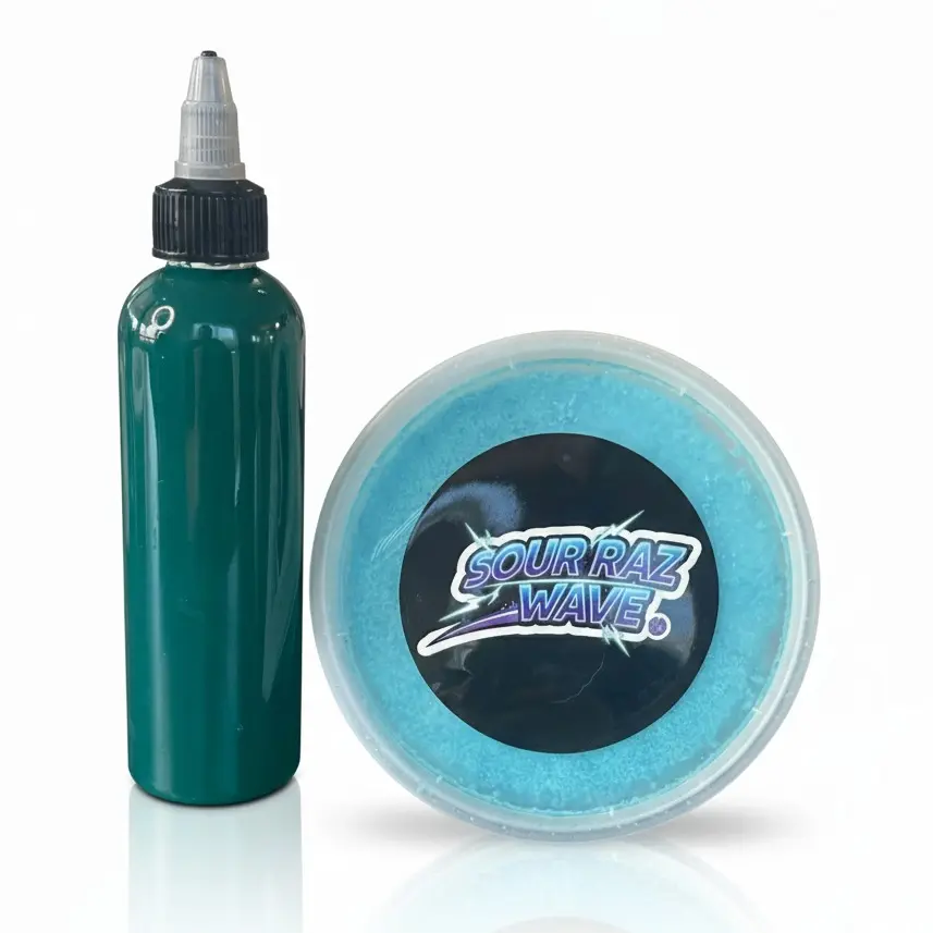 Sour Raz Wave Bundle (Sour Powder and Sour Syrup) Blue Raspberry - TikTok  Shop