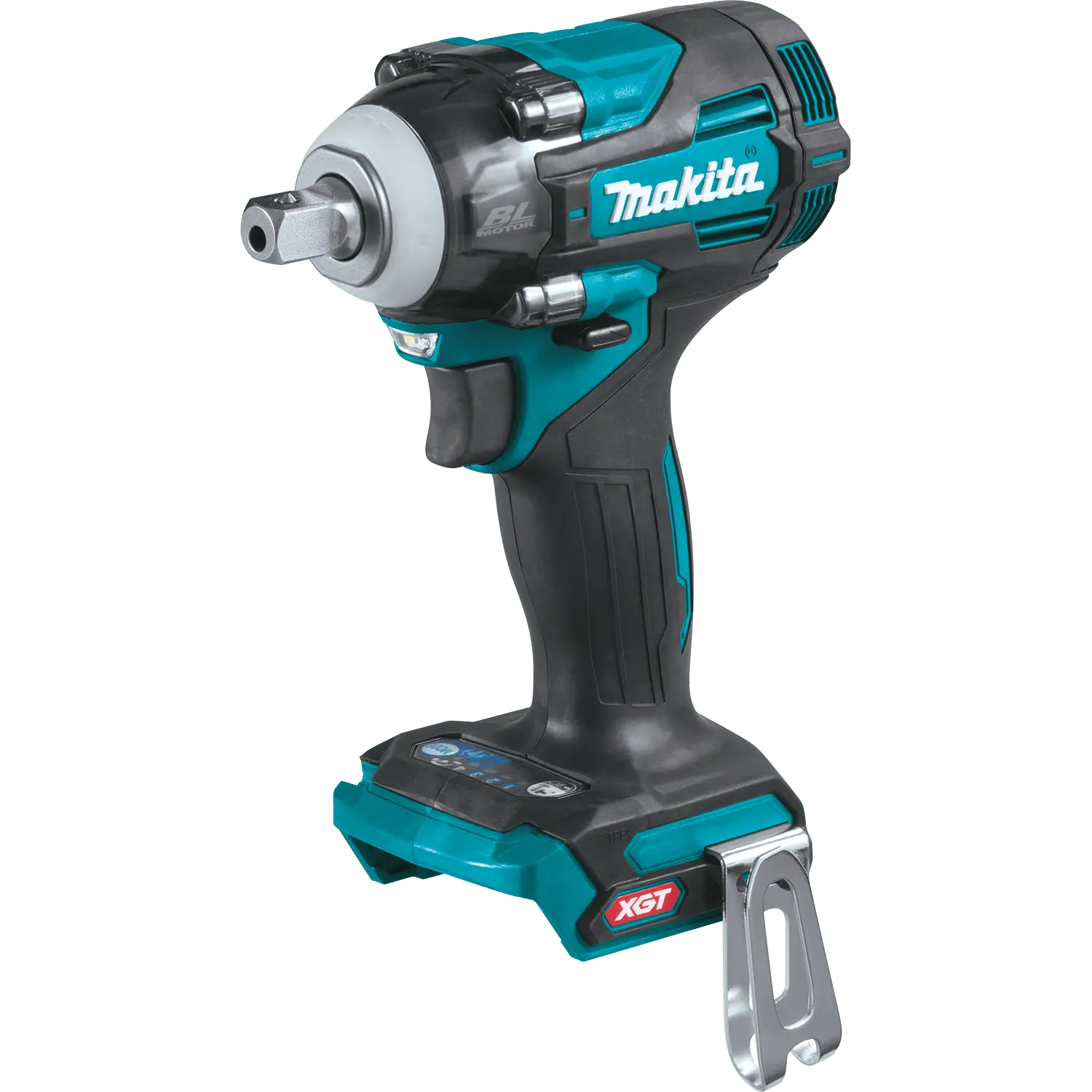 Makita GWT05Z 40V Max XGT Brushless High Power Cordless Impact Wrench, 1/2" Square Drive, 4-Speed, Detent Anvil, Compact Grip for Tight Spaces, Reinforced Gear, 465ft-lb Torque (Tool Only)