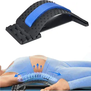 Back massager, adjustable lumbar support device, can relax the lumbar muscles and relieve lower back pain. It is very suitable for people who sit for long periods for relaxation training, yoga training, and those with lower back pain