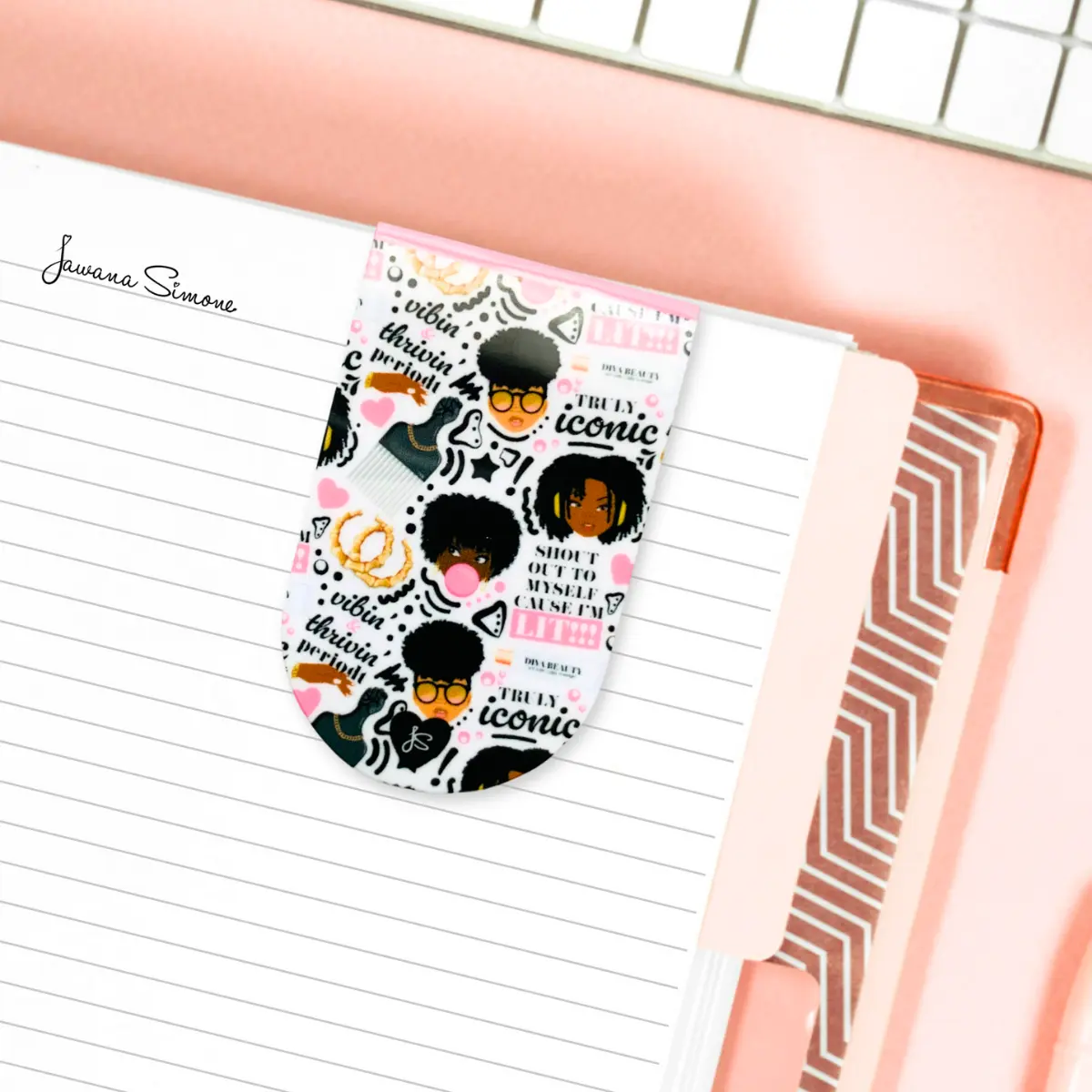 Truly Iconic Magnetic Bookmark - Classic Design, Durable Material, Ideal for Book Lovers