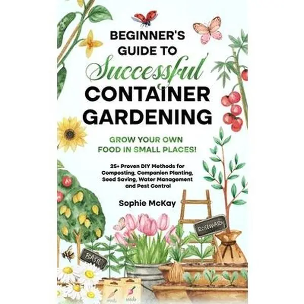 Beginner's Guide to Successful Container Gardening: Grow Your Own Food in Small Places! 25+ Proven DIY Methods for Composting, Companion Planting, See -- Sophie McKay, Hardcover