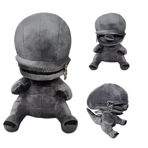New Movie: Human Xenomorph Hybrid Alien: Romulus Alien Zipper Style Plush Toy Doll Children's Halloween Christmas Gift