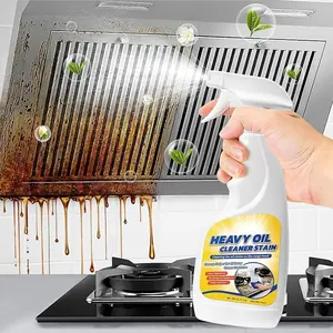 300ml Kitchen Spray Cleaner & Degreaser - Antibacterial Quick Grease Removal No Residue Not Harmful to Hands 99.9% Sterilization Household Home Cleaning Products Household