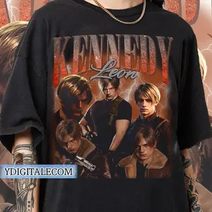 Vintage 90s Graphic Style Leon S Kennedy 90s Vintage Tshirt Gift For Fan