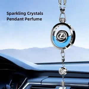 1Pcs Car Perfume Pendant Air Freshener Car Aroma Diffuser Hanging Perfume Diffuser For Lexus GS IS LS500h ES260 ES300h RX350h NX260 UX260 LM LC RZ450e TX RC CT200h GX550 LX600 LX570 NX350 HS250