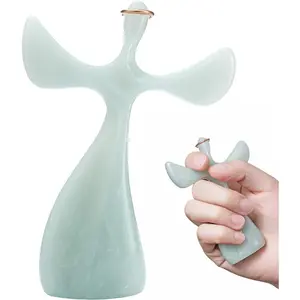 Prayer Cross, Handheld Design, Comfortable to Fit Your Hand, Faithful Christian Gift for Home Altar or Desk, Meditation & Display, Marble Resin (1 Cross)