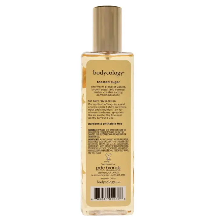 Bodycology Toasted Sugar Fragrance Mist for Women, 8 Fl Oz (455004008)