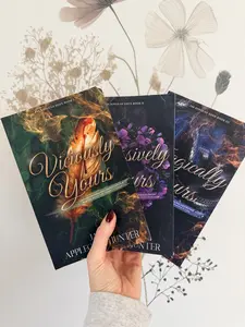 Signed Hardcover Fae Kings of Eden Book Bundle - Viciously Yours, Obsessively Yours, and Tragically Yours by Jamie Applegate Hunter - Interconnected Standalone Series
