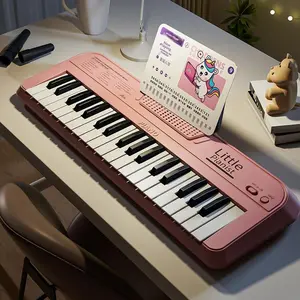 37-Key Kids Educational Musical Piano Toy, Comes with DIY Decor Stickers & Music Sheet Stand, Preloaded 37 Demo Songs, Simple Easy Operation, Early Learning Music Toy, Perfect Birthday Holiday Gift for Boys Girls Ages 3-6