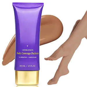 Tattoo Cover Up Makeup, 3.5oz Body Coverage Perfector Waterproof for Leg Body Makeup, Bruise Scar Make up Tattoo Concealer Skin Full Coverage with Long Lasting, Bronze Radiance