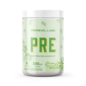 Primeval Labs PRE High Stim Preworkout Powder -  with 6g Citrulline, 300mg Caffeine, & Top-Rated Ingredients for Optimal Performance - Supplement Fitness