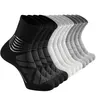 IRAMY 6/12/18 Pairs Multipack Compression Ankle Support Crew Socks for Men & Women – Coolmax Wicking, Big Mesh, Elastic Stretchy, Breathable, Soft, Cushioned, Moisture-Wicking, All-Day Comfort, Athletic Running & Daily Wear Socks, Soft Cozy, Relax (Beige)