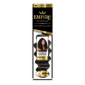 Sensationnel Virgin Human Hair Weave Empire Bundle New Deep (10-18")