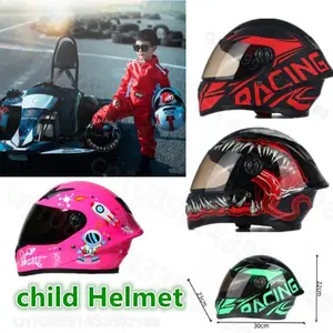 New Cute Children Helmet Safety Kid Full Face For 4 Season Outdoor Sports Riding Adjustable Head Bicycle Motorcycle Kids helmet