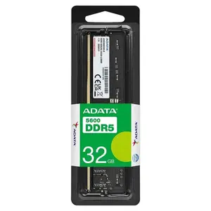 ADATA 32GB DDR5 5600 UDIMM RAM for Desktop PCs – 1.1V High-Speed Memory (AD5U560032G-S)
