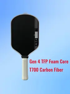 Ben Johns Hyperion Pro Iv Pickleball Paddle, Original Carbon Surface, Enhanced Power & Spin, Extended Handle, Carbon Fiber, Heat Press Process