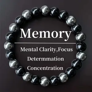 Memory Enhancement Natural Stone Bracelet - For Mental Clarity, Focus & Determination