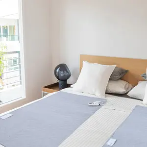 [Stylish Heating Blanket] 9-Temperature Electric Heated Pad - Stylish Heating Blanket, 63"x31.5" for Single Bed & Dorms, 4 Timer Settings,Party Gifts