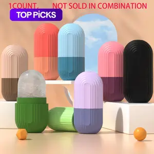 Silicone Ice Face Roller, 1 Count Reusable Ice Compress Tool, Facial Care Tool, Manual Massage Supplies, Bathroom Accessories, Home Beauty Tool, Beauty Ice Grid for All Seasons