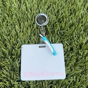 Purewick badge keychain