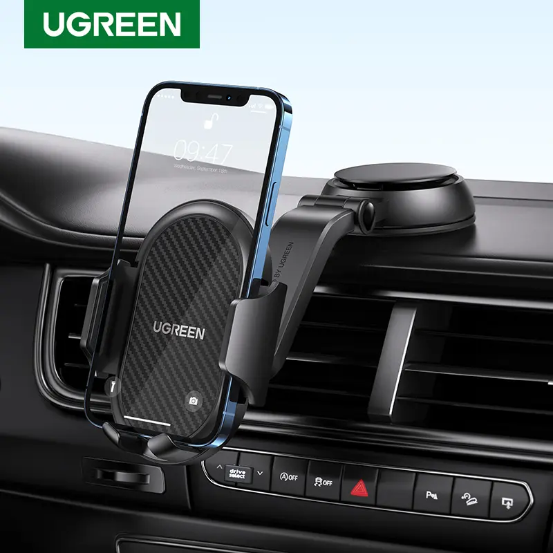 UGREEN Phone Holders for Your Car Phone Holder Mount【Super Suction】Cell Phone Holder for Car Accessories for Women Men【360° Adjustable】Suction Phone Mount for Car, Window, Bathroom for iPhone Samsung tiktokshopbacktoschool