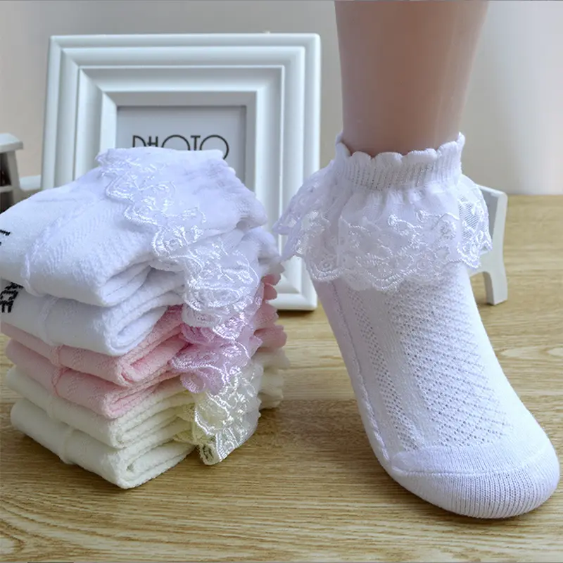 Girls' 6-Pair Mixed-Color Breathable Mesh Socks Set, Casual Sports & Dance Socks, All-Season Breathable Comfy Casual Daily Kids' Fashion Essentials, Breathable Comfy Socks Soft Comfy Socks Lightweight Socks