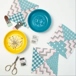 Magnetic Pick-Up Needle Bowl, Large Head Pin Tray, Round Needle Storage Tool, Durable Magnetic Pickup Accessory for Crafting & Repair