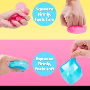 Squishy Ice Cube Fidget Toy - Stress Reliever for Office Workers - Comfort