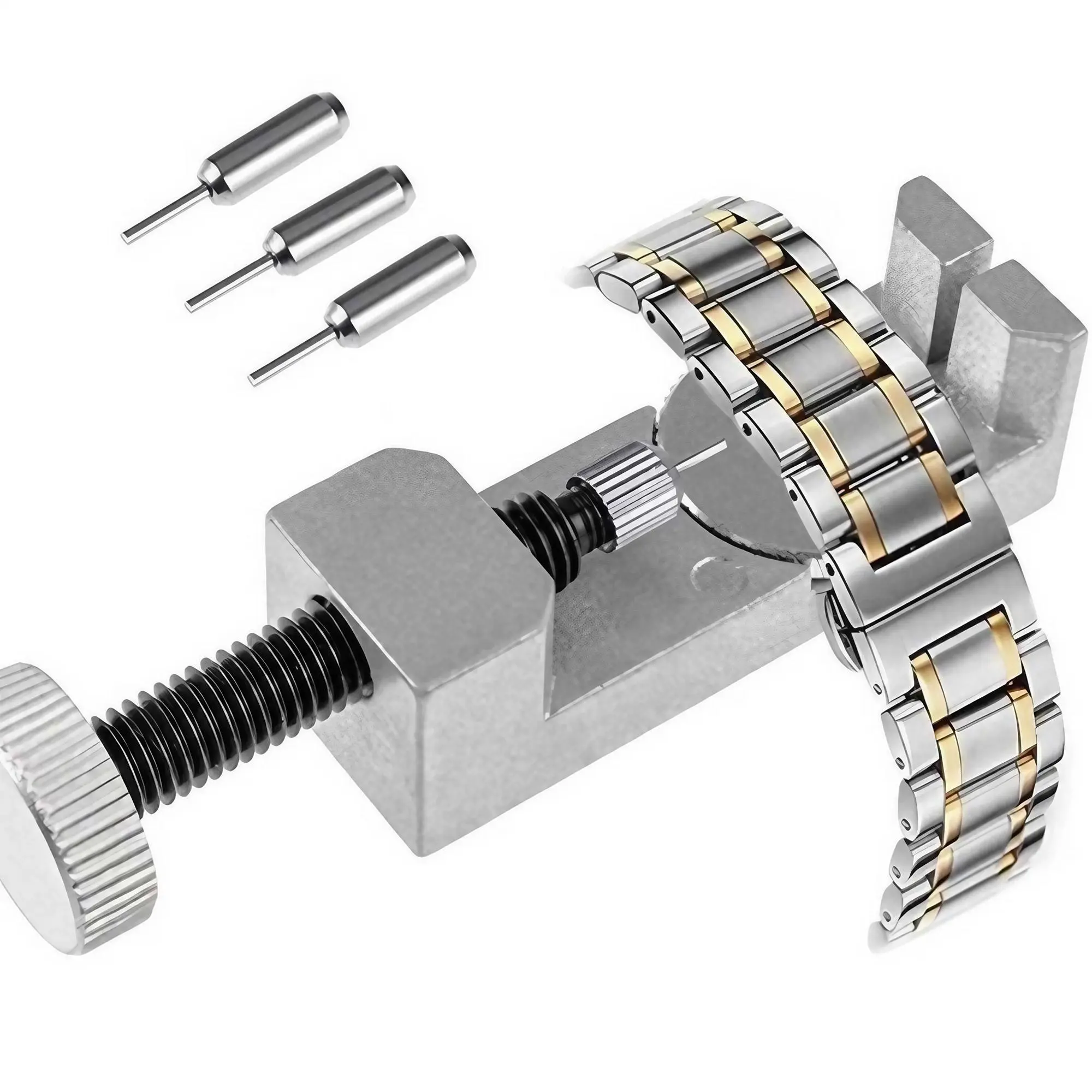 Watch Band Adjustment Repair Tool, Professional Watch Band Adjustment Repair Tool, Portable Watch Repair Tool with Non-slip Handle, Portable Repair Tools, Watch Repair Toolkit