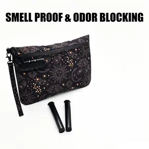 Gold Snake Pattern Storage Bag, Three-Digit Password Lock, Portable Odor-Resistant, Ideal for Travel and Gifts, Outdoor Use