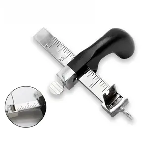 Leather Belt Cutter DIY Handmade Cutting Tool, Leather Cutting Tool with Scale, Precision Craft Knife for Crafting Projects