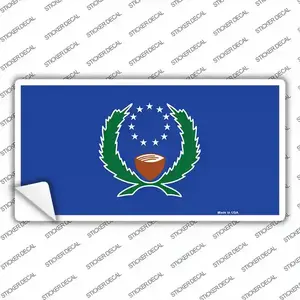 Pohnpei Flag Novelty Sticker Decal