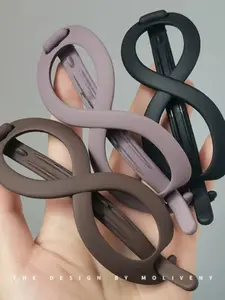 Simple Style Hair Clips, Boho Style Hair Accessories for Women & Girls, Minimalist Headwear Suitable for Thick Hair, Fashion Barrettes for Party, Daily Clothing Decor, Ponytail Claw Clip, Adjustable Clips, Flatclawclip, Hair Claws Set