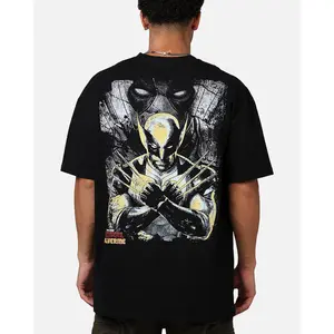 73Studio Marvel Deadpool and Wolverine Heavyweight T-Shirt Black