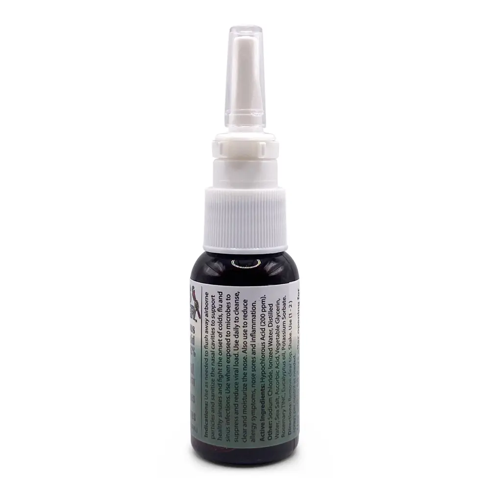 Hypochlorous Acid Neti Spray, Sinus Plumber - Targets Airborne ...