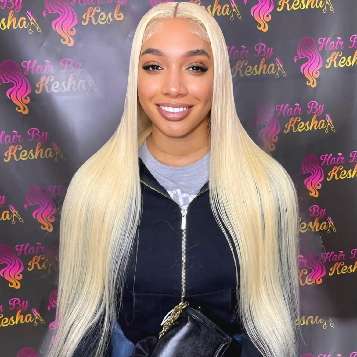 [NEW IN] Hot Star 40-Inch 613 Blonde Straight and Body Wave 13x6 Lace Front Wig Human Hair HD Transparent Lace Frontal Wig for Women Pre Plucked with Baby Hair