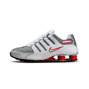 Shox NZ White "Red Metallic Silver" 378341-104