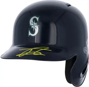 Julio Rodriguez Seattle Mariners Autographed Mini Batting Helmet - Fanatics Authentic Certified