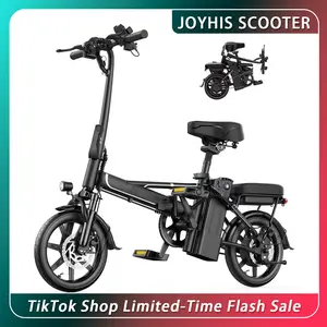 JOYHIS Folding Electric Bike for Adults | Max Speed: 22 MPH | 500W Motor (750W Peak) | Multi-Shock Absorption System | Up to 30-Mile Range | Smart App Connectivity Support | Rechargeable Battery & Controller | The Perfect Ride for Campus Commuting