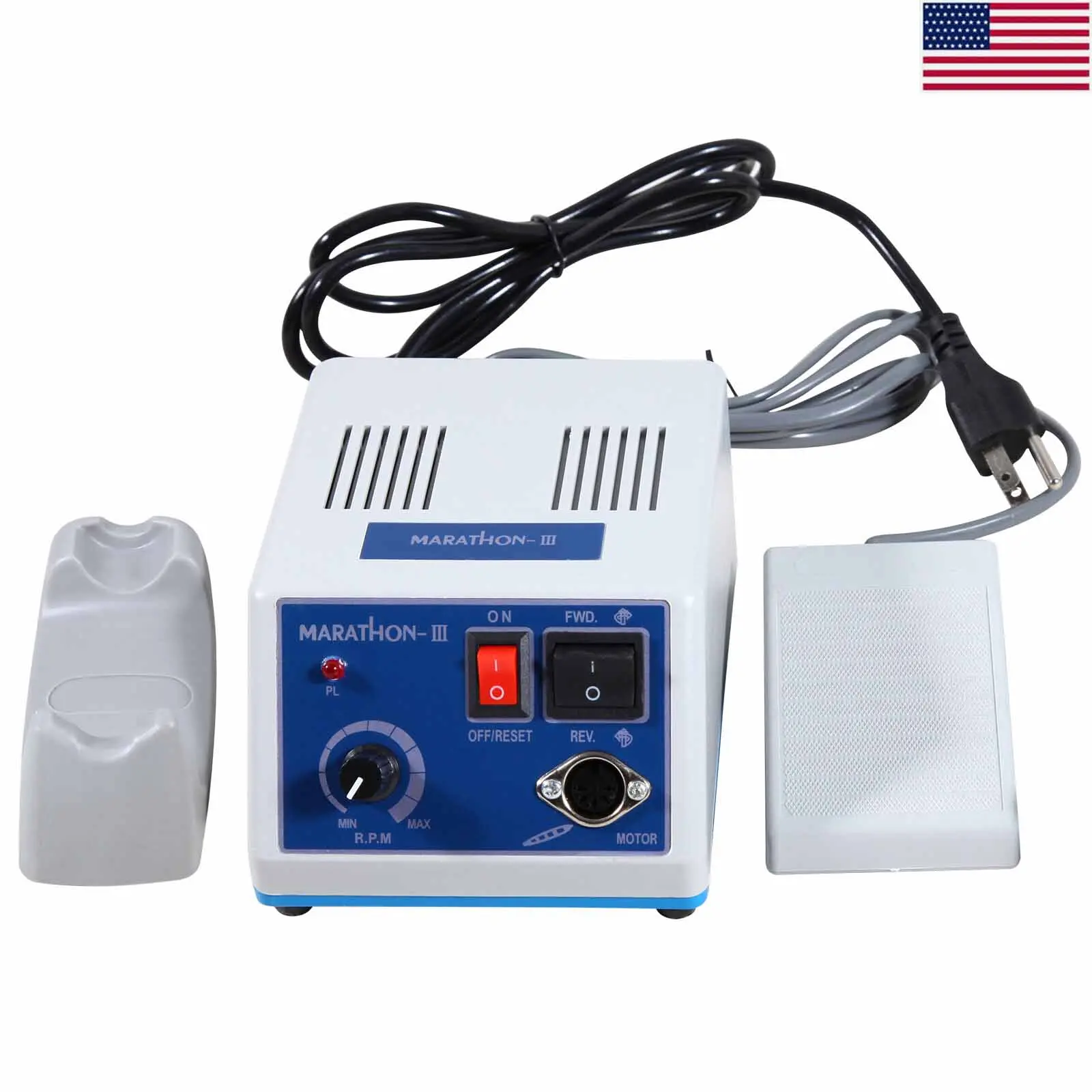 Must‑Have Precision Carving Tool! 35000RPM N3 Dental Lab Micromotor, Stepless Variable Speed, Foot Control, Supports Wood, Egg, Jewelry Polishing & Engraving