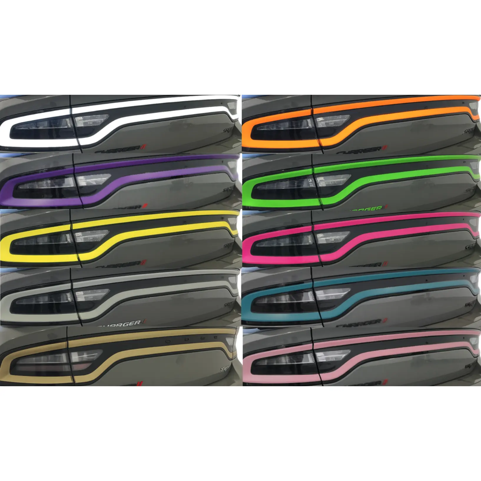 15-23 Dodge Charger Colored Taillight Tint Decal