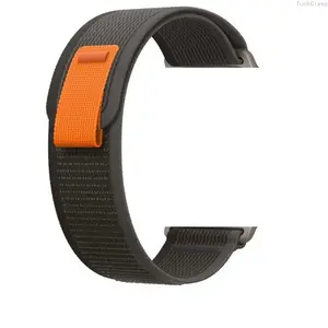 Braided Nylon Trail Loop Apple Watch Band, Elastic Weave Sport Strap Compatible with 38–49mm Models, Comfortable Adjustable Wristband for Men and Women Everyday Wear