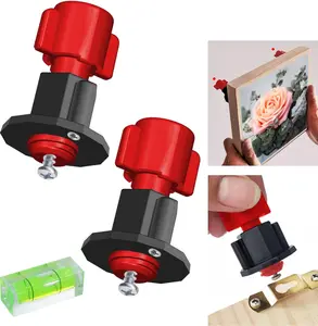 Picture Hanging Mark Hole and Leveling Kit for Frame Mural Hanging - with Mini Bubble Level  for Mark  Hole Frames etc Location Tool Set