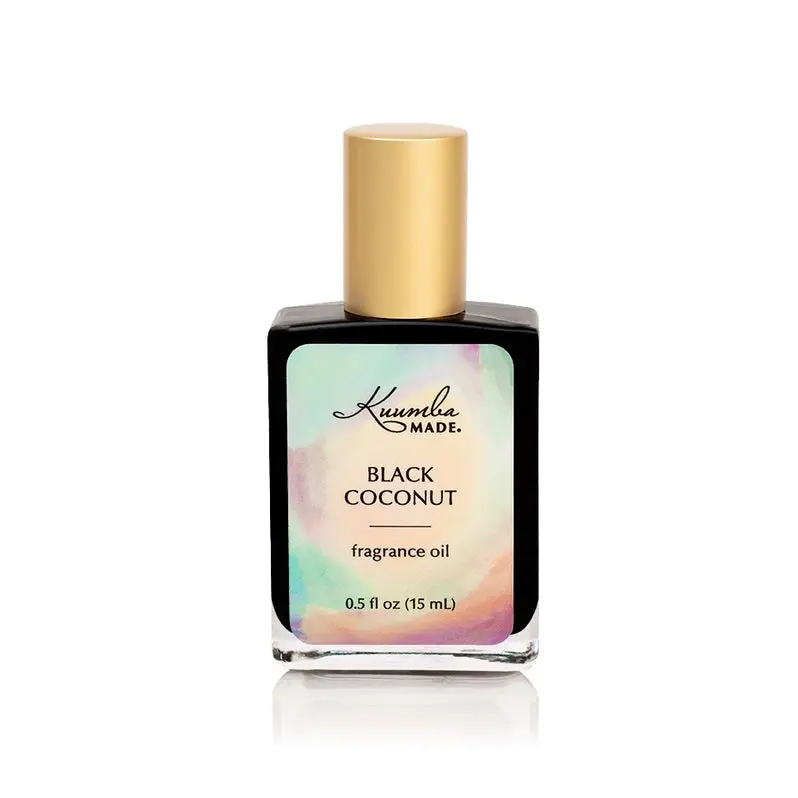Kuumba Made Black Coconut Fragrance Oil — Rich Coconut, Dark Chocolate, Almond Scent Perfume