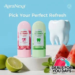 AuraNexa Solid Toothpaste – Fluoride-Free, Eco-Friendly, Portable, Long-Lasting Fresh Breath | Natural Oral Care #Summervibes#DealsForYouDays