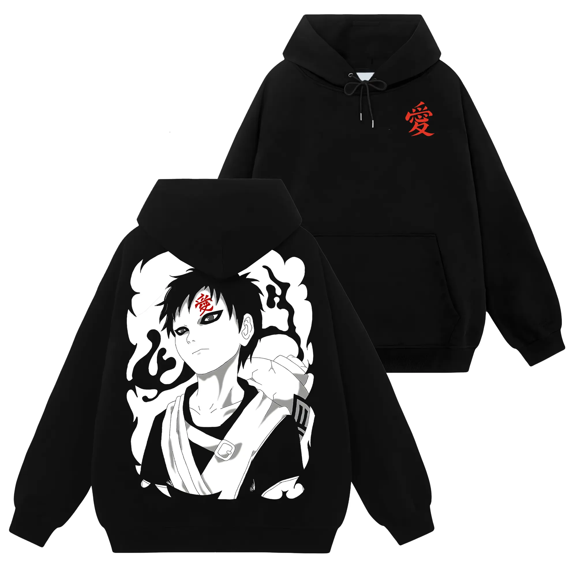 [Shinobi Shop] Limited Gaara Kazekage Hokage Shukaku - Naruto Shippuden #179 Hoodie T-Shirt Sweatshirt, Retro Vintage Unisex Graphic 90s Cotton, Gift For Wibu, Anime Manga Y2K Streetwear Fabric Womenswear