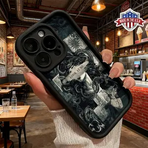 Artistic Gothic Medusa Aesthetic Pattern Case for iPhone 17 16 15 14 Pro Max 13 12 11 XR XS Plus Slim Shockproof Anti Drop Protective Durable TPU Cover